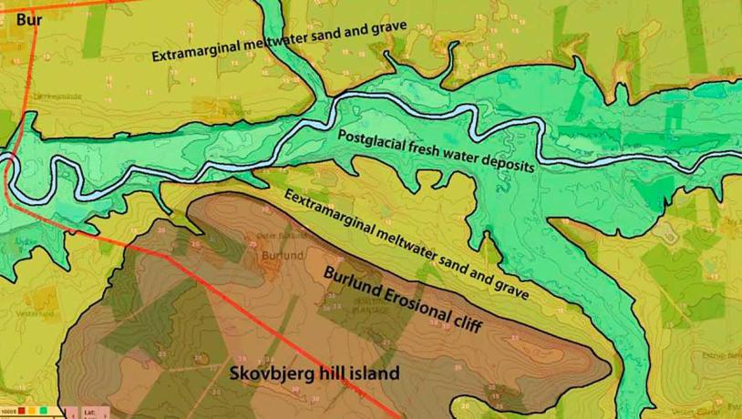 Burlundskrænten-map