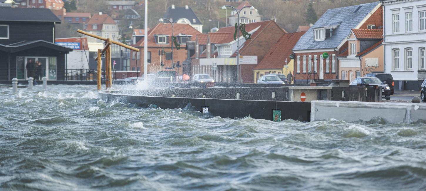 Højvandsmuren i Lemvig